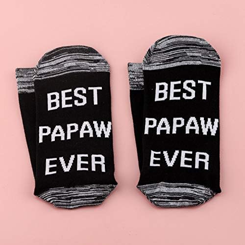 LEVLO Papaw Подарък на най-Добрите Чорапи Papaw На Ден на бащата-Подарък за Татко, чичовци, Дядовци, Мъже, Подарък за Рожден Ден