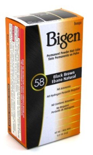 Перманентен пудровый цвят за косата Bigen 59 Oriental Black 1 бр (опаковка от 2 броя)