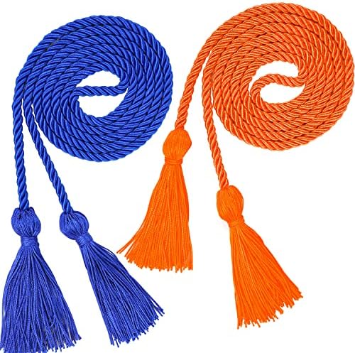 СУЛОЛИ, 2 Кабела за връчване на дипломи с пискюл - Оранжево и синьо