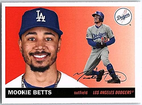 Архив на Topps 2020 27 Търговска картичка MLB бейзбол Брашно Бетс Лос Анджелис Доджърс