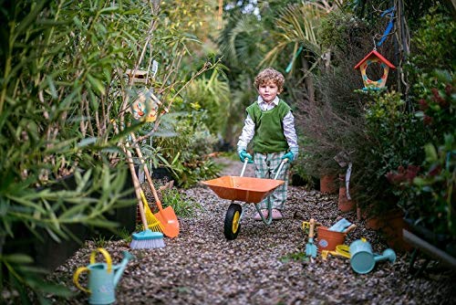 Janod Happy Garden Kids Оранжевото Метална Градинска Кофа - Таралеж за деца от 3 години