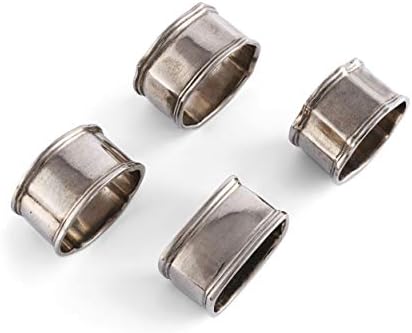Класически комплект пръстени за салфетки от купа съдове Vagabond House (комплект от 4 на пръстените) ширина 1,25 инча и дължина 2 инча