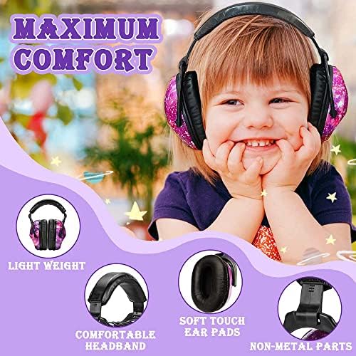 Детска защита за ушите ZOHAN 3 опаковки (Небьюла, Рап и лилаво)
