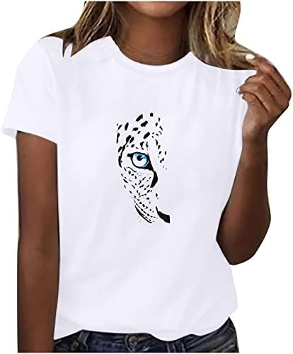 Дамска риза в стил Харадзюку, Модна тениска с принтом Крави, Женски Свободни Ежедневни Тениски С кръгло деколте, Пуловер