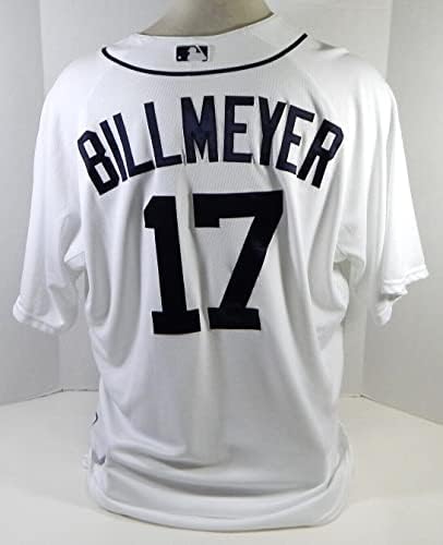 2014 Детройт Тайгърс Мик Биллмейер 17, Издаден в игра В Бяла тениска 52 DP20678 - Използваните в играта тениски MLB